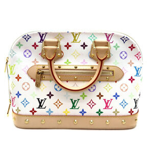 Louis Vuitton Alma Multicolor White